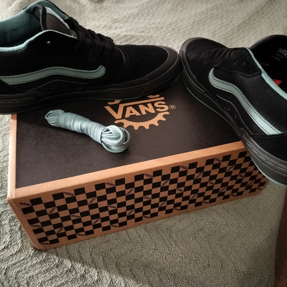 Vans 10.5 BMX style 114 Black/Teal